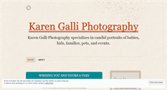 Desktop Screenshot of karengalliphoto.wordpress.com