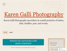 Tablet Screenshot of karengalliphoto.wordpress.com