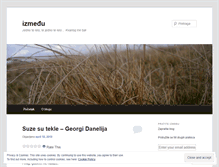 Tablet Screenshot of izmedju.wordpress.com