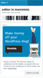 Mobile Screenshot of editorinmaniototo.wordpress.com