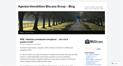Desktop Screenshot of blucasagroup.wordpress.com