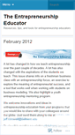 Mobile Screenshot of entrepreneurshiped.wordpress.com
