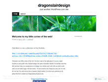 Tablet Screenshot of dragonslairdesign.wordpress.com