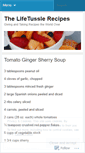 Mobile Screenshot of lifetusslerecipes.wordpress.com