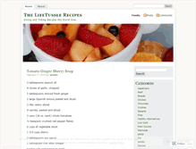 Tablet Screenshot of lifetusslerecipes.wordpress.com