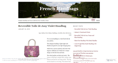 Desktop Screenshot of frenchhandbags.wordpress.com