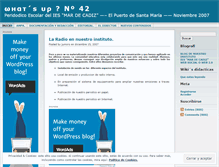 Tablet Screenshot of periodicoiesmardecadiz.wordpress.com