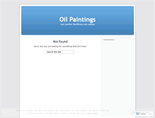 Tablet Screenshot of oilpaintingsoncanvas.wordpress.com
