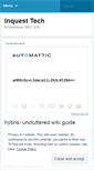 Mobile Screenshot of inquesttech.wordpress.com