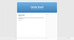 Desktop Screenshot of cardiobrasil.wordpress.com