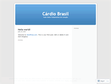 Tablet Screenshot of cardiobrasil.wordpress.com