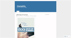 Desktop Screenshot of cinemability.wordpress.com