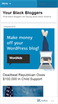 Mobile Screenshot of blackbloggers.wordpress.com