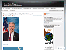 Tablet Screenshot of blackbloggers.wordpress.com