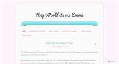 Desktop Screenshot of heyworlditsmeemma.wordpress.com