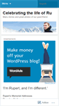 Mobile Screenshot of celebratingru.wordpress.com