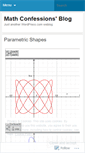 Mobile Screenshot of mathconfessions.wordpress.com