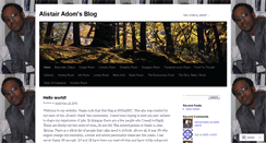 Desktop Screenshot of alistairadom.wordpress.com