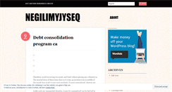 Desktop Screenshot of negilimyjyseq.wordpress.com