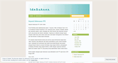 Desktop Screenshot of idesukses.wordpress.com