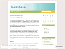 Tablet Screenshot of idesukses.wordpress.com