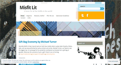 Desktop Screenshot of misfitlit.wordpress.com