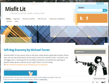 Tablet Screenshot of misfitlit.wordpress.com