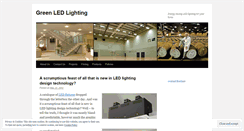 Desktop Screenshot of greenledlighting.wordpress.com