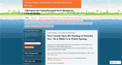 Desktop Screenshot of centralfloridastandup.wordpress.com