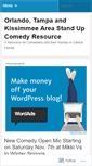 Mobile Screenshot of centralfloridastandup.wordpress.com