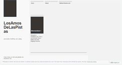 Desktop Screenshot of losamosdelaspistas.wordpress.com