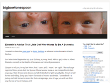 Tablet Screenshot of bigbowlonespoon.wordpress.com