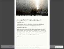 Tablet Screenshot of loveistheword.wordpress.com