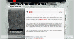 Desktop Screenshot of matheson12.wordpress.com