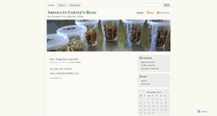 Desktop Screenshot of absolutecoffee.wordpress.com