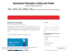 Tablet Screenshot of filosofiaecriticadopoder.wordpress.com