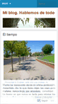 Mobile Screenshot of miblogdetodo.wordpress.com