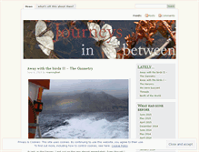 Tablet Screenshot of journeysinbetween.wordpress.com