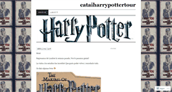 Desktop Screenshot of cataiharrypottertour.wordpress.com