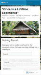 Mobile Screenshot of onceinalifetimeexperience.wordpress.com