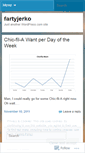 Mobile Screenshot of fartyjerko.wordpress.com