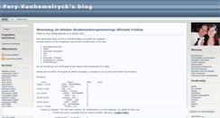 Desktop Screenshot of feryvanhemelryck.wordpress.com