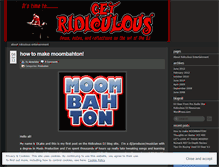 Tablet Screenshot of getridiculous.wordpress.com