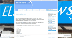 Desktop Screenshot of elsonnews.wordpress.com