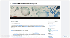 Desktop Screenshot of nasofixworks30.wordpress.com