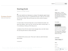 Tablet Screenshot of nathanscott.wordpress.com