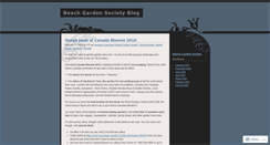 Desktop Screenshot of beachgardensociety.wordpress.com