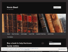 Tablet Screenshot of kevinbasilbooks.wordpress.com