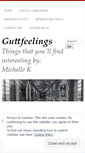 Mobile Screenshot of guttfeelings.wordpress.com