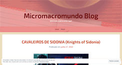 Desktop Screenshot of micromacromundo.wordpress.com